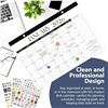Image 7 : Lot of 6 Large Desk/Wall Monthly Calendars (2026) 17" x 12" Personal Desk Monthly Planner Pads; New