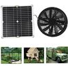 Image 2 : Solar Panel Fan Kit - Waterproof/Portable Solar Powered Exhaust Fan - New