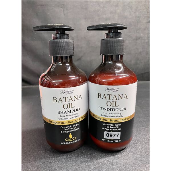 Batana Oil Shampoo & Conditioner Set (300ml) Promotes Hair Strength/Growth - New