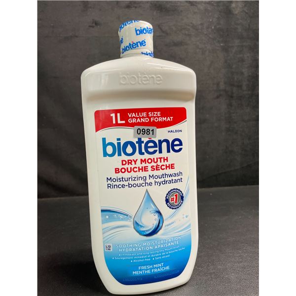 Biotene Dry Mouth Moisturizing Mouthwash (1L Value Size) Fresh Mint - New