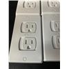 Image 5 : 4-Pack of Self-Closing Outlet Covers - Child Safety Wall Outlet Covers (Universal Fit) - New