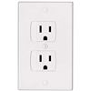 Image 7 : 4-Pack of Self-Closing Outlet Covers - Child Safety Wall Outlet Covers (Universal Fit) - New