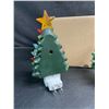 Image 3 : 2-Pack of Ceramic Christmas Tree Plug-In Outlet Night Lights for Holiday Decor - New