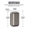Image 2 : 2 Premium EDC Magnetic Metal Fidget Anxiety Sliders for Youth and Adult - Brand New