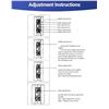 Image 8 : 30-Adjustable Concealed Door Hinge Kit - Black - 2-Pack - Brand New
