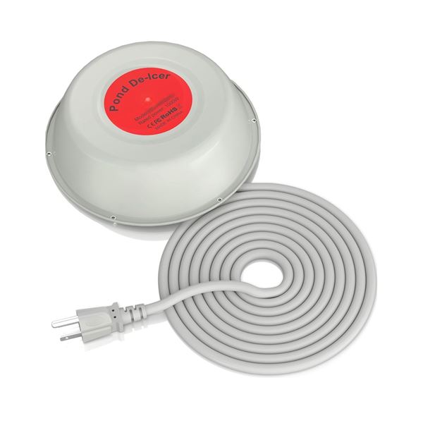 SoulBay 1000W Floating Pond/Water De-Icer - New