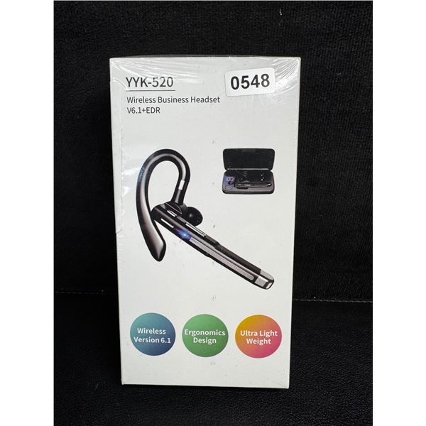YYK-520 Wireless Business Headset with Case - New Sealed