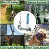 Image 2 : Extra Durable Dog Rope Spring Toy for Muscle and Exercise Training with 16ft Rope - New