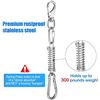 Image 4 : Extra Durable Dog Rope Spring Toy for Muscle and Exercise Training with 16ft Rope - New