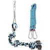 Image 5 : Extra Durable Dog Rope Spring Toy for Muscle and Exercise Training with 16ft Rope - New