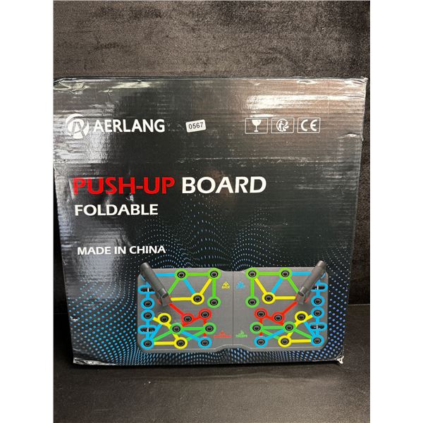 Aerlang Foldable Portable Push Up Board with Carry Bag - New