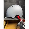Image 3 : Triple Eight Premium Dual Certified Multi Sport Helmet - Grey - Size L/XL - New