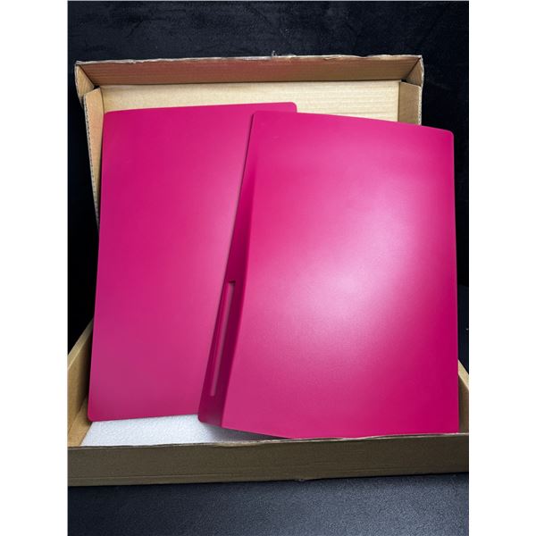 Playstation 5 Beauty Plates - Cosmic Red Plate Swap Kit - New
