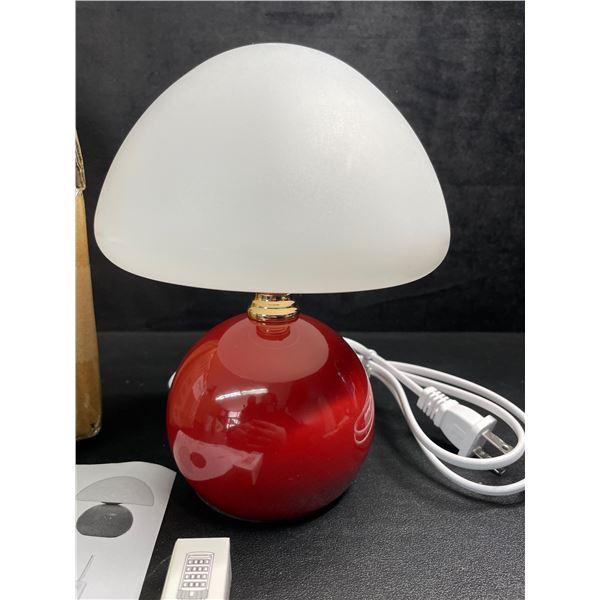 Mushroom Table Lamp/Bedside Light with LED Bulb - New in Box