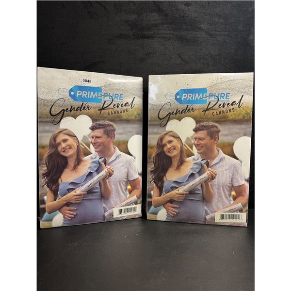 2 Prime Pure Pink/Blue Gender Reveal Canon Kits - New