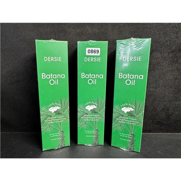 3 Bottles of Desire Batana Oil for Promoting Hair Thickness and Reducing Thinning - New