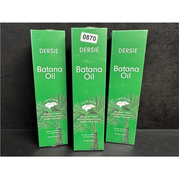 3 Bottles of Desire Batana Oil for Promoting Hair Thickness and Reducing Thinning - New