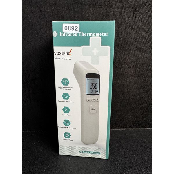 Yostand Infrared Thermometer with Quick Temp and Fever Alert Function - New