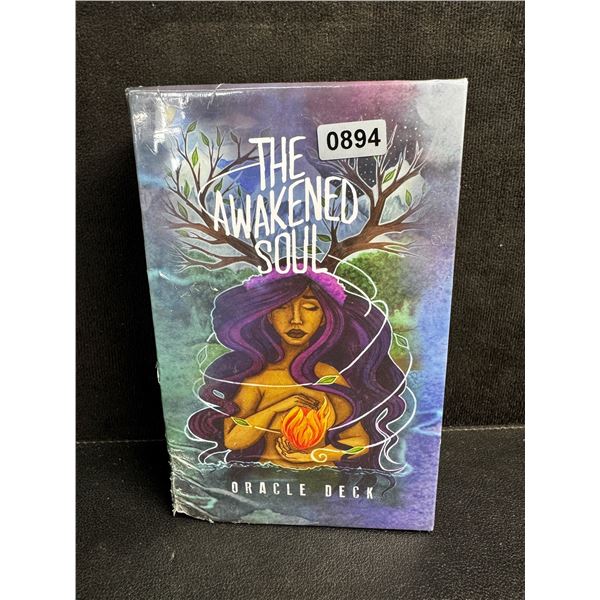 The Awakened Soul Oracle Deck - 50 Cards and Guidebook Included - New