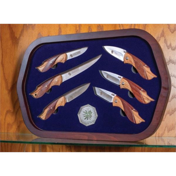 NWTF Turkey Subspecies Artwork Knife Set