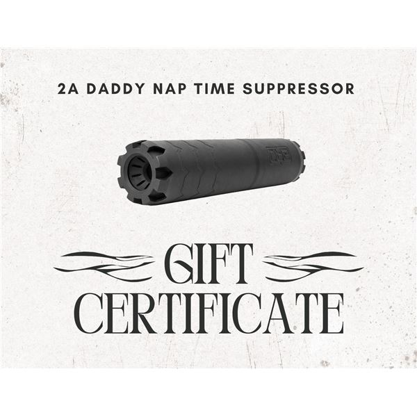 2AD Nap Time Suppressor Gift Certificate