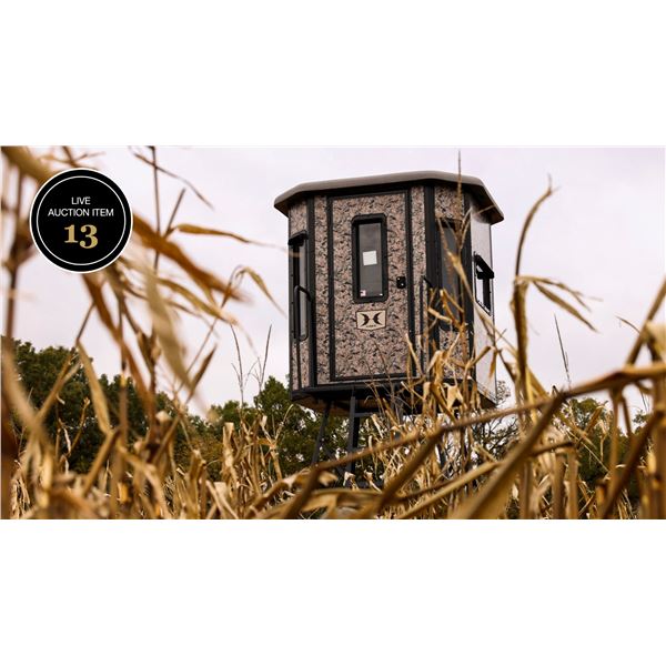 HAWK ‘THE OFFICE’ BOX BLIND WITH TEN FT. ELITE TOWER