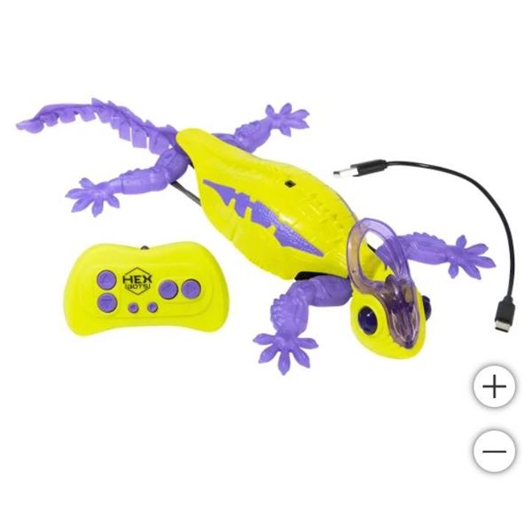HEXBUG Wall Crawler Chameleon with Glows in the Dark Features