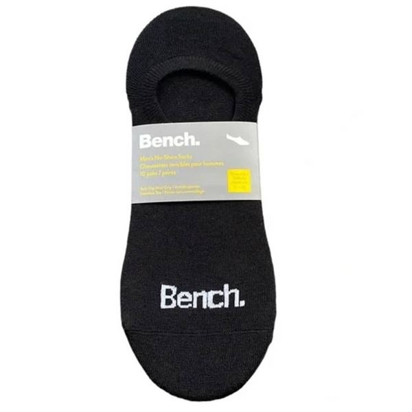 Bench Men’s No-Show Socks, 10 Pairs, Size 7-13