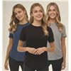 Image 1 : Bench Ladies Comfort T-Shirts 3-Pack, Size S/P, Multi-Color