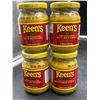 Image 2 : Keen’s Prepared Hot Mustard, 100 mL, Set of 4 Jars