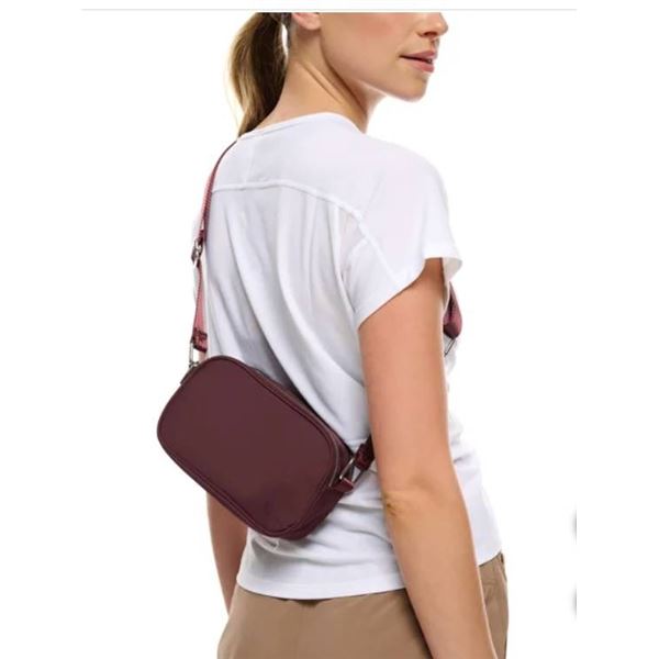 Lole  Double-Zip Crossbody Bag with Adjustable Strap