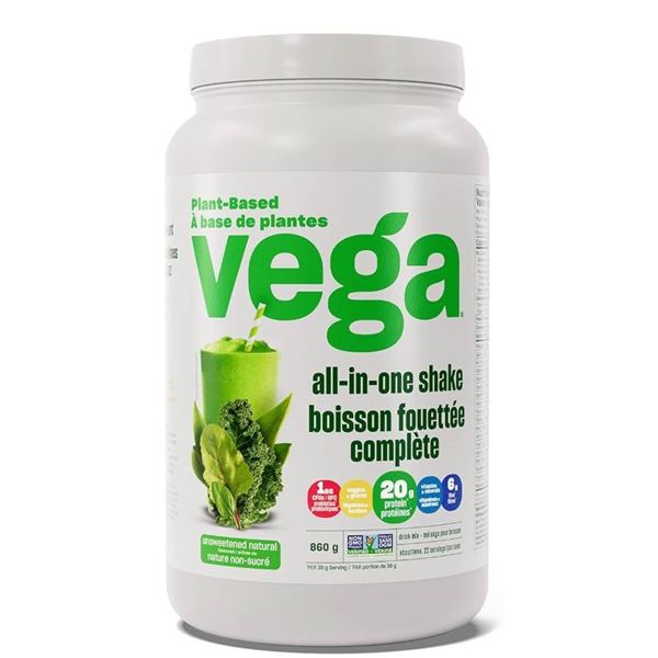 Vega All-In-One Shake, Plant-Based, 862 g, Natural Flavor
