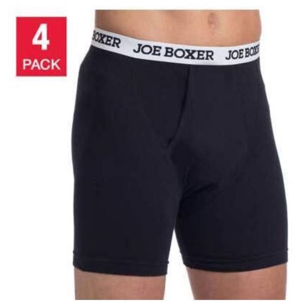 Joe Boxer Men’s S/P 4 Boxer Briefs Made With Organic Cotton