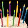 Image 1 : Samrok Colorflame Birthday Candles, 12 – 12pcs packs