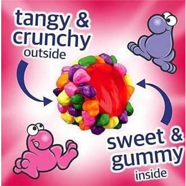 Nerds Gummy Clusters Rainbow Tangy and Crunchy Candy 142g 12-Pack