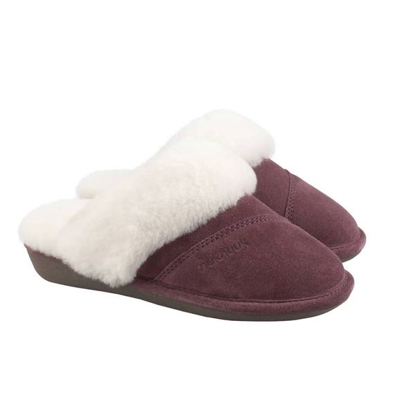 Nuk Luks Women’s Cozy Slippers with Faux Fur Lining – Size 9