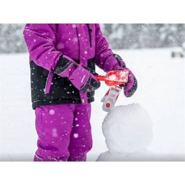 Karbon Kids Mittens With Insulated Technology, Size 5/6, Purple and Black