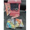 Image 4 : Pink Coin Operated Toy Claw Machine With Accessories