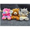Image 2 : Three Plush Pals Stuffed Animals With Tags