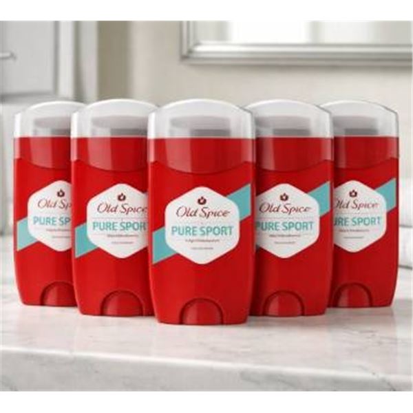 Old Spice Pure Sport Aluminum-Free Deodorant, 85g Each, Total 425g