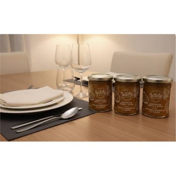 Wildly Delicious Caramelized Onion And Maple Spread, Set of 3 Jars