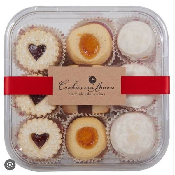 Cookies Con Amore Holiday Assortment Tub, 907g