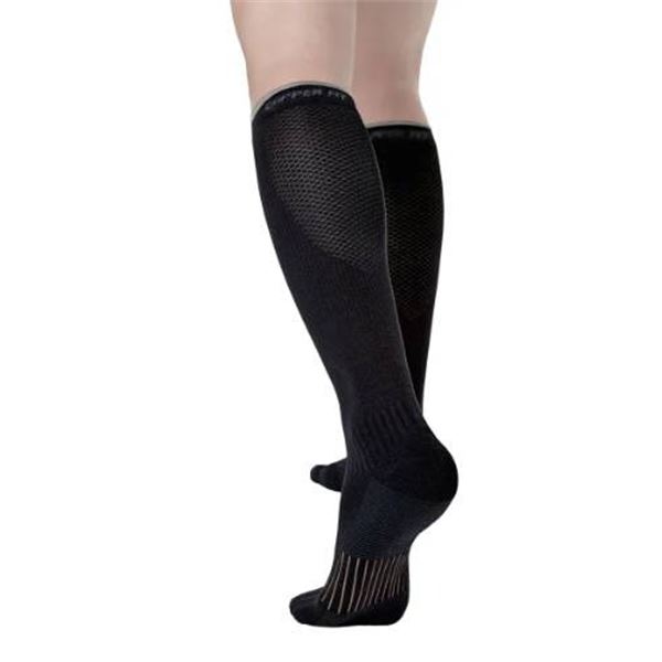 Copper Fit Energy Compression Socks – 2 Pairs Black (Size XL)