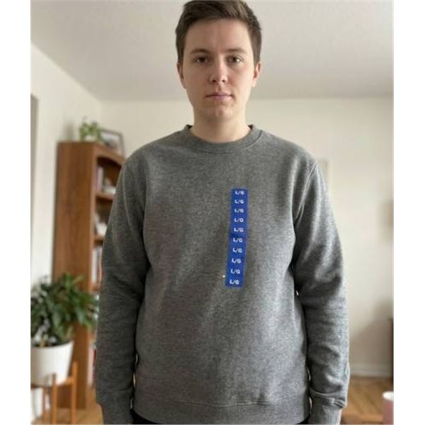 Bench Gray Crewneck Sweatshirt Size L/G Made in Cambodia