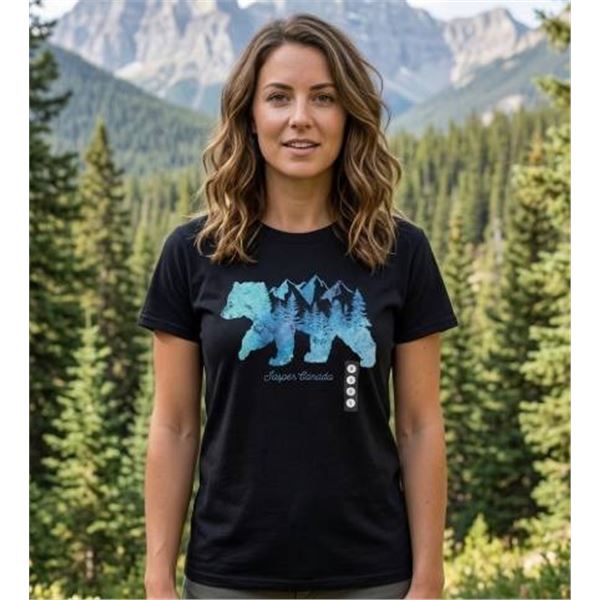 Gildan Heavy Cotton T-Shirt, Jasper Canada Design, Size Small
