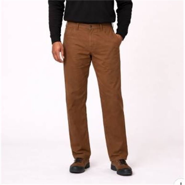 CAT 36×30 Fleece-Lined Canvas Pants, Model Costco D39 1640008