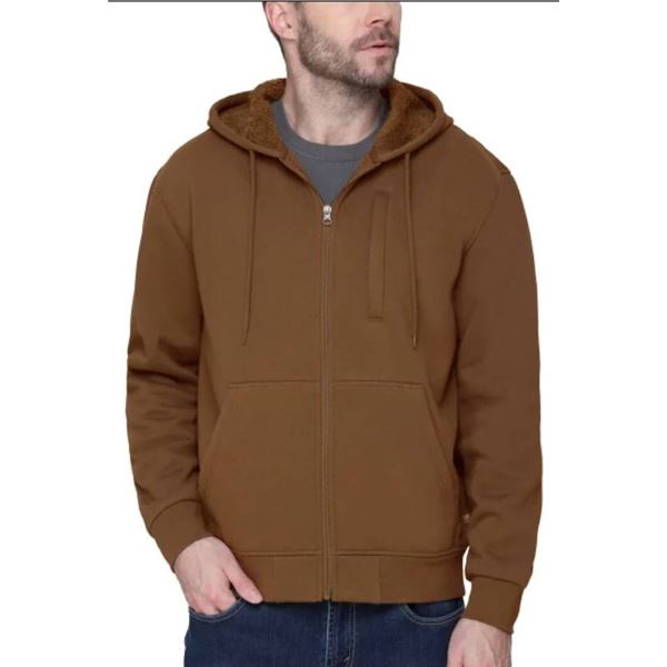 BC Clothing Co. Men’s Hoodie, Small/Medium, Brown