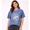 Image 1 : Alstyle Apparel Heavyweight Jasper Canada Blue T-Shirt, Size Large