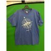 Image 2 : Alstyle Apparel Heavyweight Jasper Canada Blue T-Shirt, Size Large