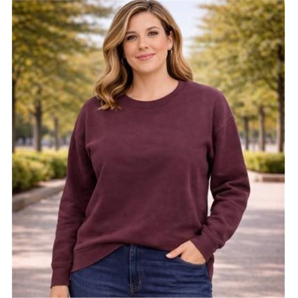 Lazypants Crewneck Sweatshirt S/P in Burgundy